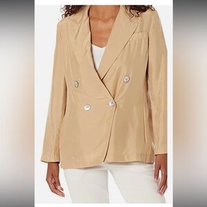 Vince Silk Drapey Blazer